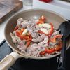 【白米泥棒】炒めて10分！豚こまとパプリカの焼き肉炒めの工程3