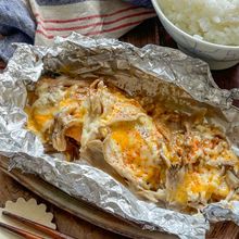 鮭のマヨチーズホイル焼き