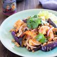 蒸しナスとえびのスパイシーサラダ
