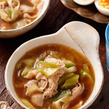 絶品♡豚ネギつけうどん【#簡単 #時短 #節約 #ランチ】
