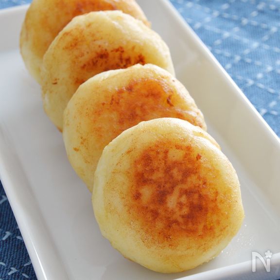 じゃがいも餅。バター醤油味。お弁当のおかず、おやつにも！