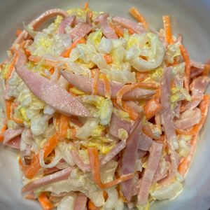 くだもの大好き🧡の作ってみた!投稿(【白菜のコールスロー】あっという間に完食♪)