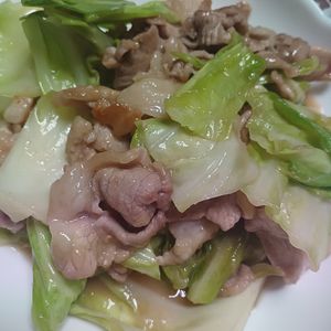 パーフェクトセルの作ってみた!投稿(行列の定食屋さんの🍚たっぷりキャベツと豚こまの生姜焼き🤩)