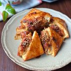 【豚こまキムチーズ厚揚げ】節約/ボリュームアップ