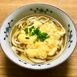 Nao★彡の作ってみた!投稿(本当は秘密にしたい卵1個で
【ふわふわ卵とじうどん】)