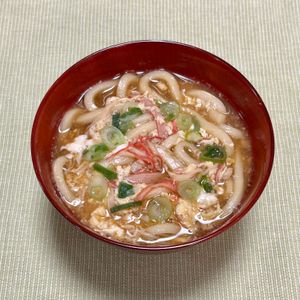 キャピタンの作ってみた!投稿(【とろとろ卵とカニカマのあんかけうどん】簡単なのに絶品！)