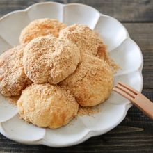 柔らかもちもち♪きなこおから餅！電子レンジで簡単