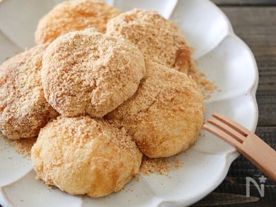 柔らかもちもち♪きなこおから餅！電子レンジで簡単 | レシピサイトNadia