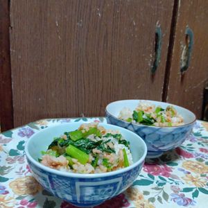 1535679の作ってみた!投稿(やみつきになるおいしさ！ツナ缶と小松菜の混ぜごはん)