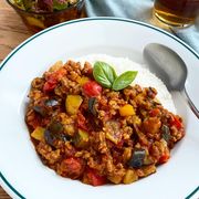 ＼夏野菜たっぷり／とろとろ♪トマトキーマカレー
