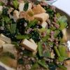 852468の作ってみた!投稿(ヘルシーでも大満足♪厚揚げと小松菜のそぼろ丼)