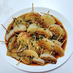 ふうかの作ってみた!投稿(ご飯がすすむ！【新玉ねぎの旨ダレ漬け】)