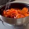 【美肌】菜の花とにんじんのごま和えの工程1