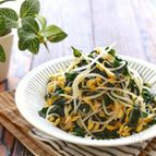 戻し不要！豆もやしとカットわかめのナムル