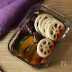 【秋野菜の焼びたし】レンジで作れる♪めんつゆでシンプル！