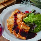 おろし玉ねぎソースで食べる　昔あげのローストビーフ風
