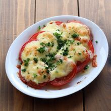 ♡トマトのガーリックマヨチーズ焼き