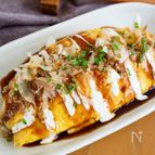 『キャベツたっぷり！とん平風オムレツ』包み方のコツ♬具沢山◎