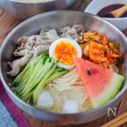 さっぱり辛旨！韓国冷麺風豚しゃぶそうめん