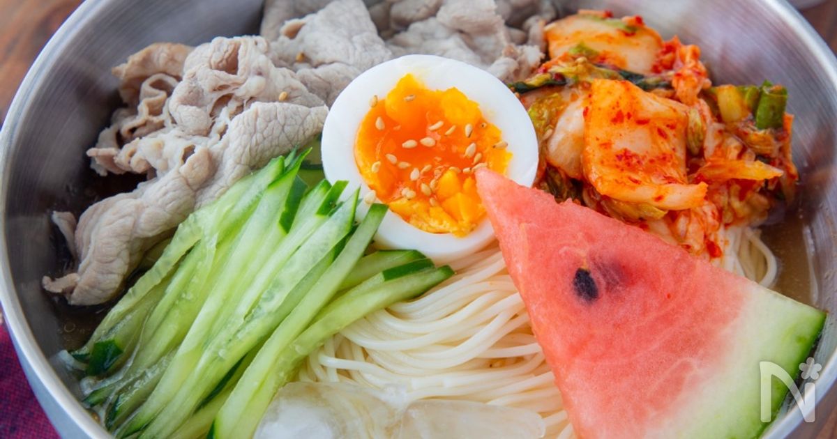 さっぱり辛旨！韓国冷麺風豚しゃぶそうめん
