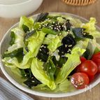 【さっぱり！レタスとわかめのチョレギサラダ】