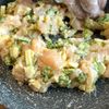 ワンパン♪切って混ぜて焼くだけ【ささみとオクラのチーズ焼き】の工程4