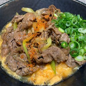 楽ラク手抜キッチン🐶🐾の作ってみた!投稿(甘辛お肉のふわ卵うどん)