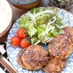 【さば醤油煮缶】子供も騙される♡こく旨♡サバーグ♡
