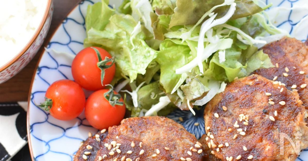 【さば醤油煮缶】子供も騙される♡こく旨♡サバーグ♡