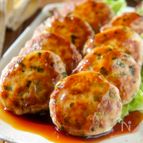 節約＆ヘルシー！豚こまの照り焼きハンバーグ