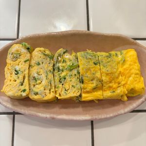 mi-koの作ってみた!投稿(【ねぎレシピ】九条ねぎとしらすの極旨たまご焼き♪)