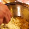 ノンフライで簡単！ミラノ風カツレツと濃厚マッシュルームソースの下準備