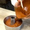 オイルの代わりは水で大丈夫！米粉のチョコレートシフォンケーキの工程5