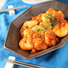 家族みんなで食べられる♪ 辛くないエビチリ