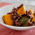 【冬至に】かぼちゃのいとこ煮(乾燥あずき)