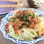 白菜のごちそうサラダ§コク旨・担々ごまだれで旬をたっぷり
