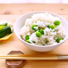 甘くてホクホク！グリーンピースごはん【旬を味わう】