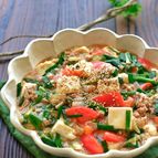 ニラトマト麻婆風【とろみ付け簡単！失敗なし！】