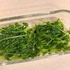 【パパっと5分で副菜】豆苗と豆腐のツナマヨ和えの工程1