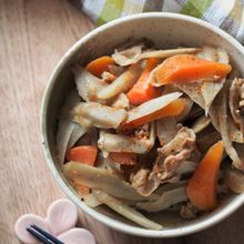 コク深い味わい：きんぴらごぼう