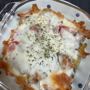 ゆっこの作ってみた!投稿(【サバ缶で簡単】サバとトマトのチーズ焼き)