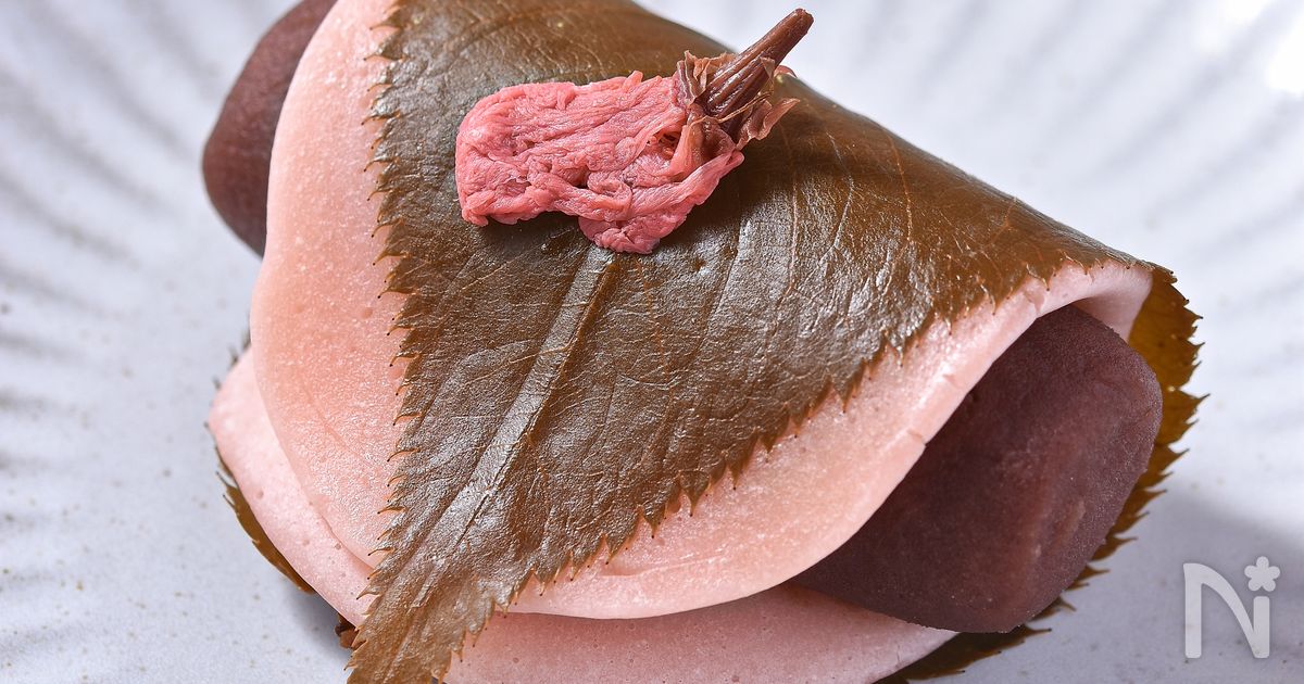 【桜もち】フライパンで作る春の簡単和菓子