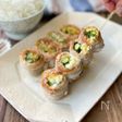 大葉とチーズとアスパラの豚巻き串焼き