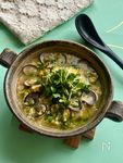 意外な組み合わせ！しじみの雑炊バジル風味