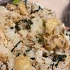 Kurobaraの作ってみた!投稿(おかずなしで食べれる♪小松菜と油揚げの混ぜご飯)