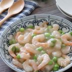 5分！絶対失敗しない♡むき海老と枝豆の旨塩生姜とろみ炒め