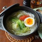 キャベツたっぷり鶏だしにゅうめん