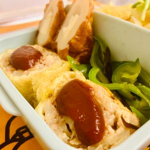ma_miiの作ってみた!投稿(【油揚げメンチカツ】キャベツたっぷり!衣いらずで簡単節約!)