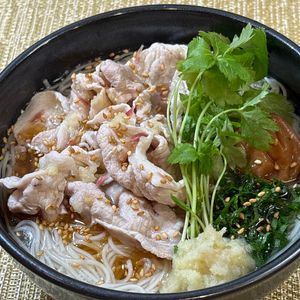 楽ラク手抜キッチン🐶🐾の作ってみた!投稿(【白だし豚しゃぶ梅そうめん】さっぱり美味しい！)