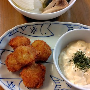 かめちゃん🐢の作ってみた!投稿(【ひとくちホタテフライ～タルタルソース～】衣づけが超簡単！)